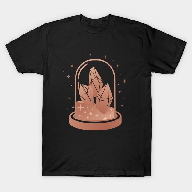 Magic Crystal gold T-Shirt by 397House